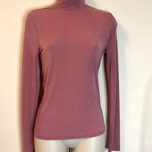 F21 Dusty Pink Polyester/Spandex Top Sz M Activewear